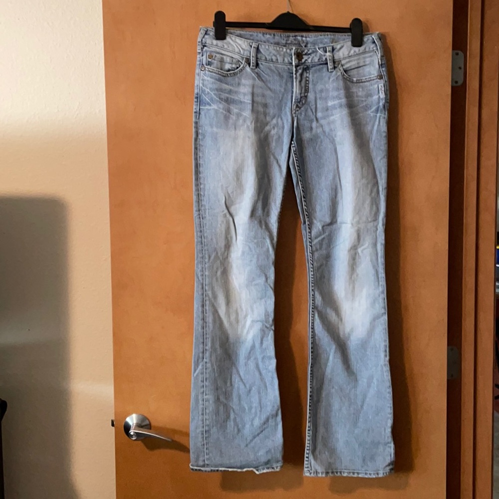 Silver jeans
